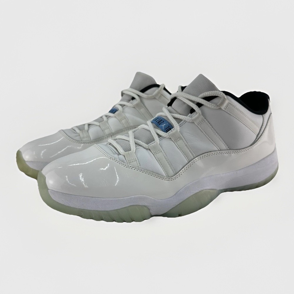 Nike Air Jordan 11 Retro Low Legend Blue Size 13 White AV2187-117 OG Box